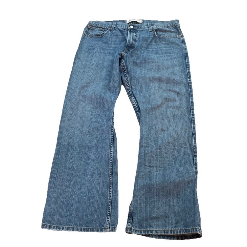 Levi's 527 Low Bootcut Denim Med Wash Jeans 36x30 No Tags *See Pics*